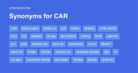 synonyms for vehicle